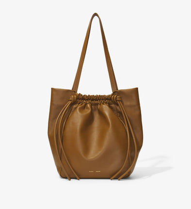 Front image of Drawstring Tote in BARK