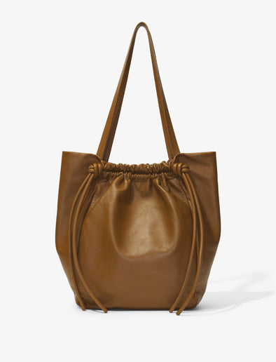 Back image of Drawstring Tote in BARK