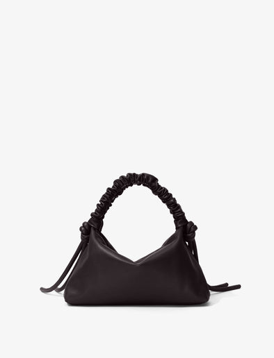 Back image of Mini Drawstring Bag in BLACK