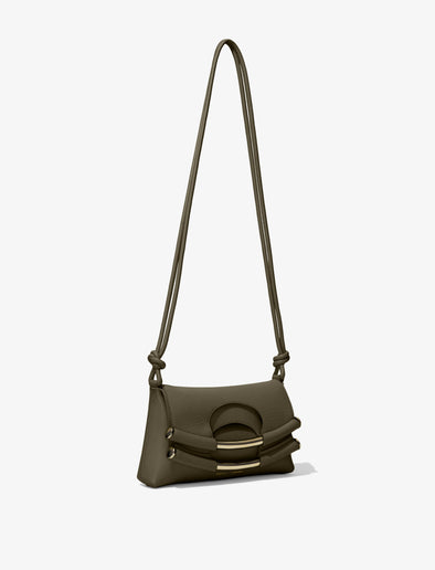 Side image of Small Bar Bag in OLIVE