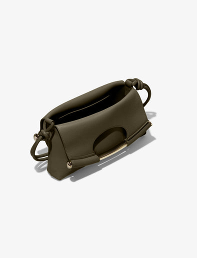 Interior image of Small Bar Bag in OLIVE