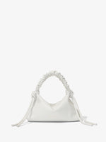 Front image of Mini Drawstring Bag in OPTIC WHITE