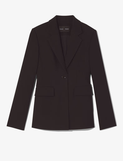 Still Life image of Viscose Suiting Jacket in BLACK