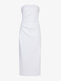 Still Life image of Compact Terry Jersey Dress in WHITE