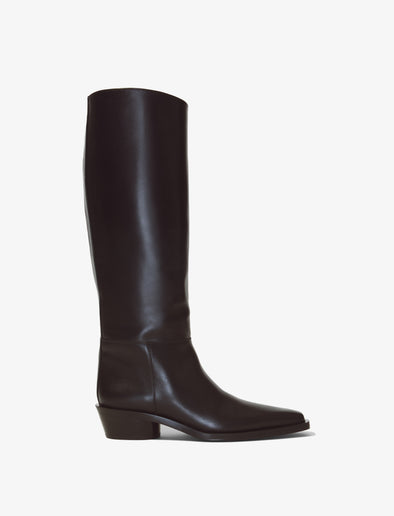 Proenza Schouler side image of Bronco Knee High Boots in black
