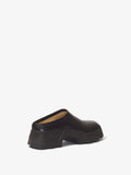 Back 3/4 image of STOMP MULES in Black