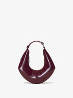 Front image of Small Chrystie Bag in BORDEAUX