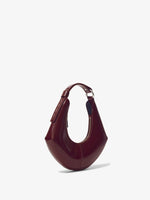 Side image of Small Chrystie Bag in BORDEAUX