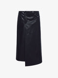 Flat image of Nappa Leather Skirt in Black