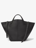 Front image of XL PS1 Tote in BLACK with strap unlatched