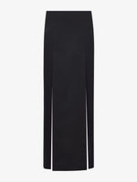 Flat image of Wool Felt Skirt in black