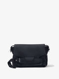 Front image of Beacon Saddle Bag in BLACK
