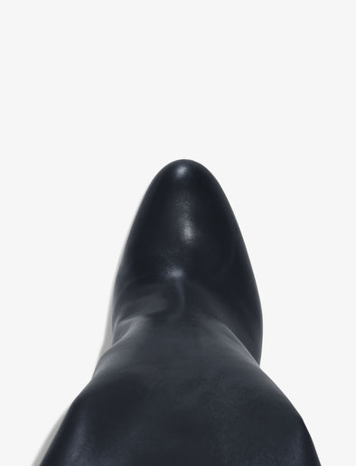 Aerial image of CONE SLOUCH OVER THE KNEE BOOTS in BLACK
