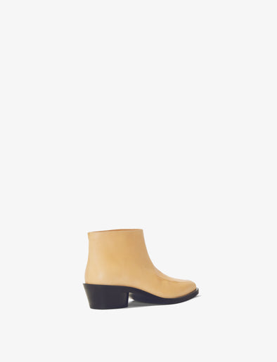 3/4 Back image of BRONCO ANKLE BOOTS in NATURAL