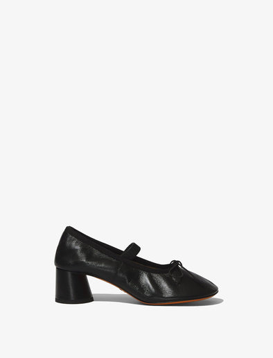 Side image of Glove Mary Jane Pumps in black