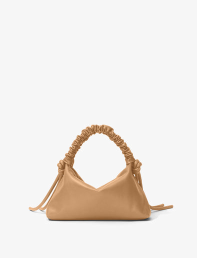 Back image of Mini Drawstring Bag in SAND