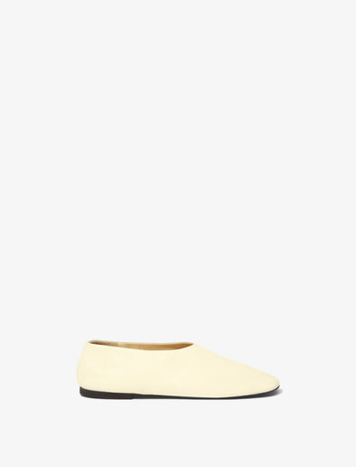 Side image of GLOVE SLIPPERS in Light Beige