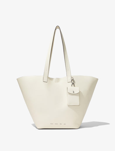 Front image of Large Bedford Tote in IVORY