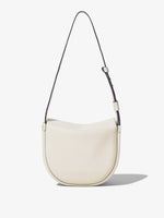 Back image of Small Baxter Bag In Leather in ivory