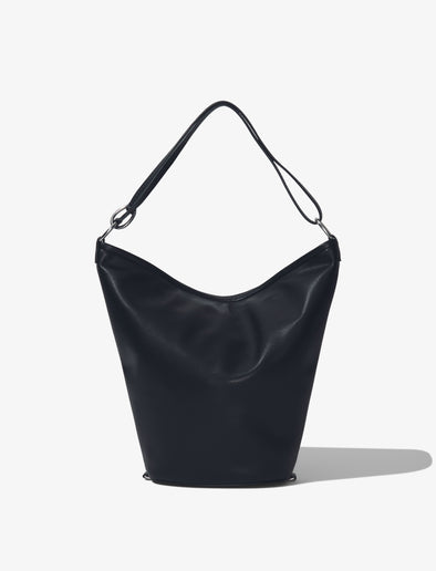 Back image of Spring Bag In Leather in black