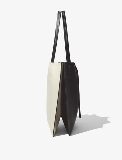Profile image of Twin Tote In Leather in black/ivory