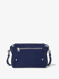 Back image of Suede Beacon Saddle Bag in DEEP NAVY