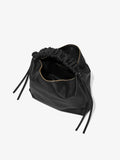 Aerial image of Medium Drawstring Shoulder Bag in BLACK