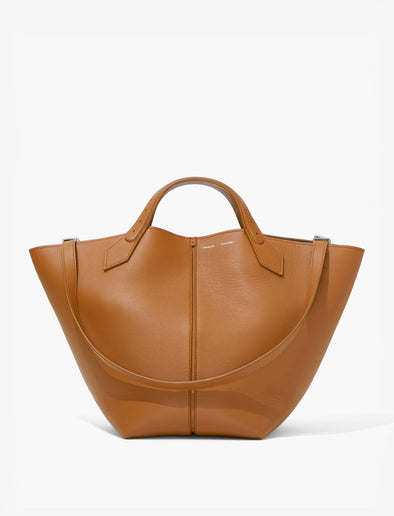 Front image of Large PS1 Tote in COGNAC