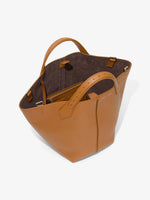 Interior image of Large PS1 Tote in COGNAC