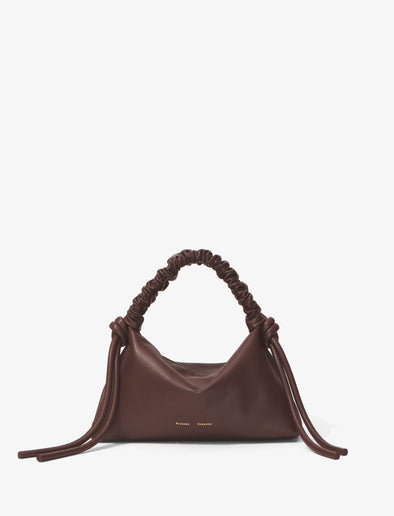 Front image of Mini Drawstring Bag - MOCHA 
