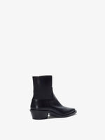 Proenza Schouler back 3/4 image of Bronco Ankle Boots in black
