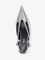Aerial image of Point Slingback Pumps in SILVER