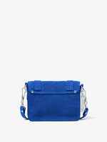 Back image of Suede PS1 Mini Crossbody Bag in ELECTRIC BLUE