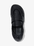 Aerial image of Glove Flat Loafers in BLACK