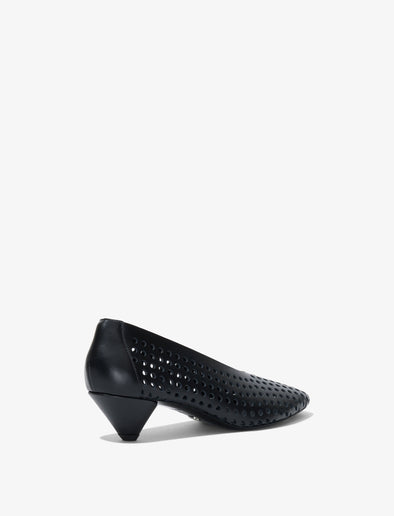 3/4 Back image of Perforated Cone Pumps - 40mm in BLACK