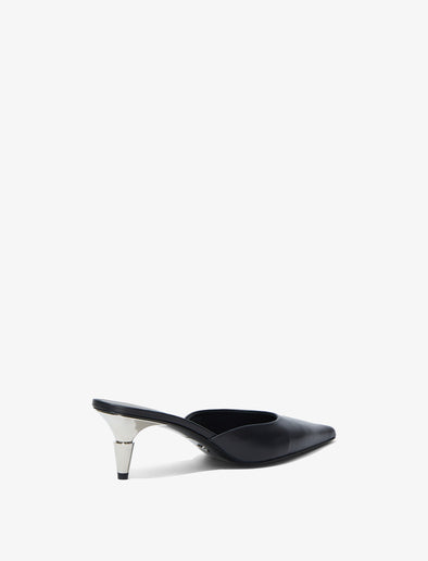 3/4 Back image of Spike Mule in BLACK
