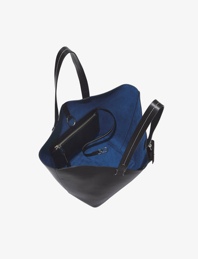 Aerial image of Large Bedford Tote in BLACK