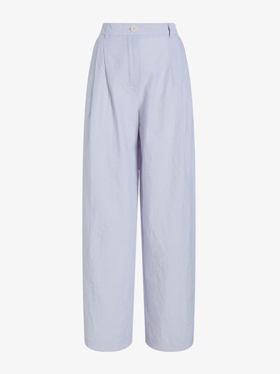 Proenza Schouler Still Life image of Eleanor Pant in Linen Shirting in Light Oxford Melange
