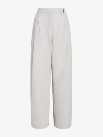 Proenza Schouler Still Life image of Eleanor Pant in Wool Melange in Light Grey