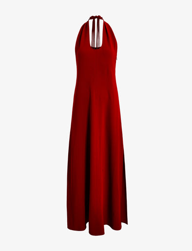 Proenza Schouler Still Life image of Ember Dress in Light Matte Viscose Crepe in RED