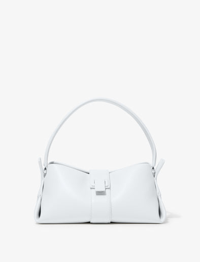 Front image of Park Shoulder Bag in Optic White