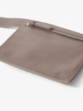 Cropped front  image of Zip Belt Bag in dark taupe