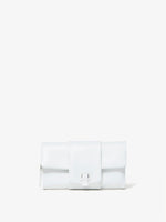 Front image of Flip Shoulder Bag in Optic White