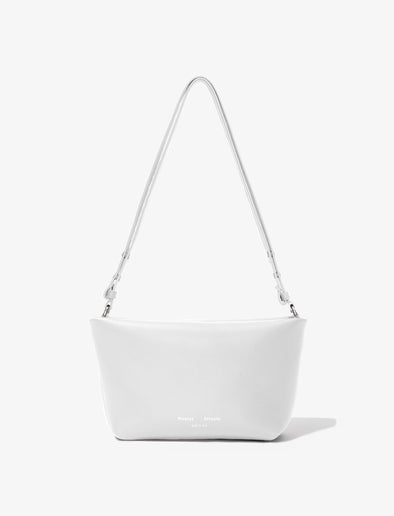 Back image of Bond Bag in Smooth Nappa in WHITE