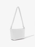 Side image of Bond Bag in Smooth Nappa in WHITE