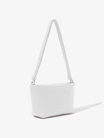 Side image of Bond Bag in Smooth Nappa in WHITE