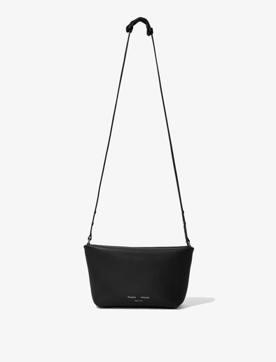 Front image of Bond Bag in Smooth Nappa in BLACK