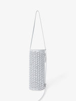 Front image of Silo Bag in Knotted Nappa in Optic White