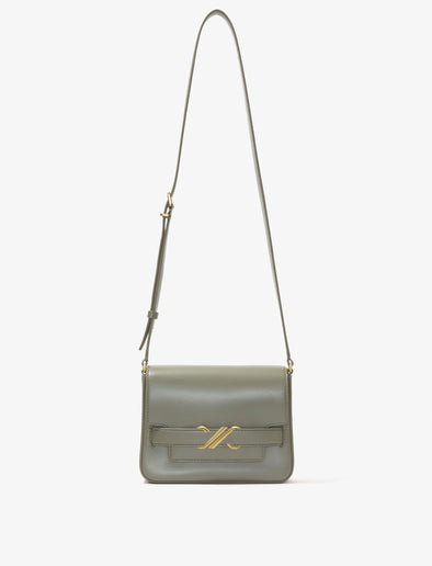 Front image of Monogram Box Bag in SLATE