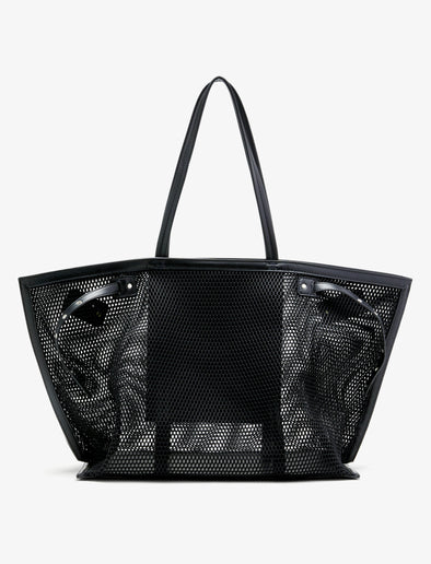 Back image of Days Carryall in Mesh in Black